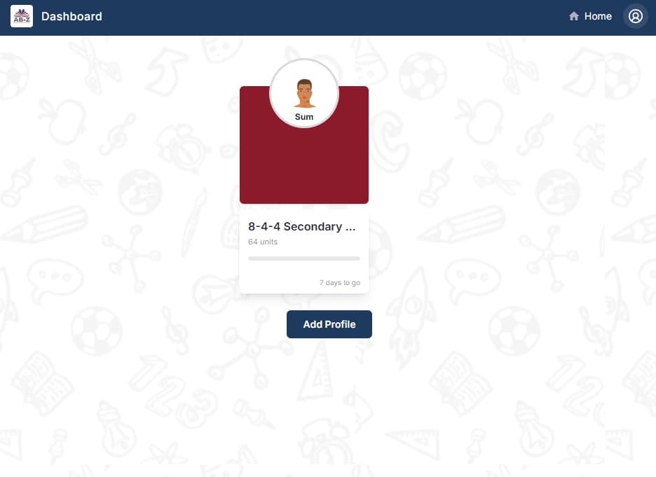 Dashboard profile